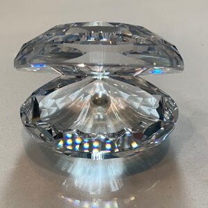 Swarovski Oyster shell with Pearl Accent